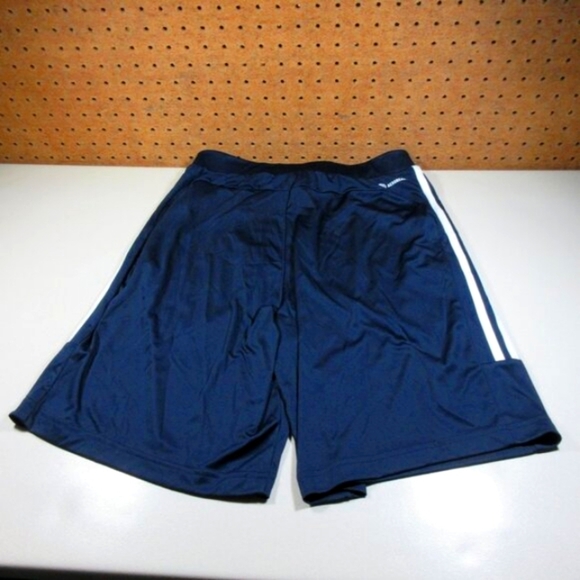 adidas mens navy an white Aeroready striped basketball shorts M EUC - Picture 4 of 5